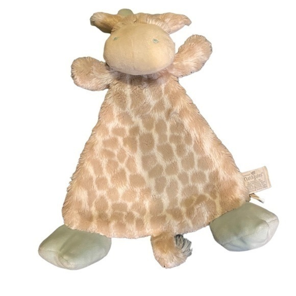 DEMDACO Nat & Jules Giraffe Lovey Light Blue- Good Pre-Loved Condition​​​ - Picture 2 of 7